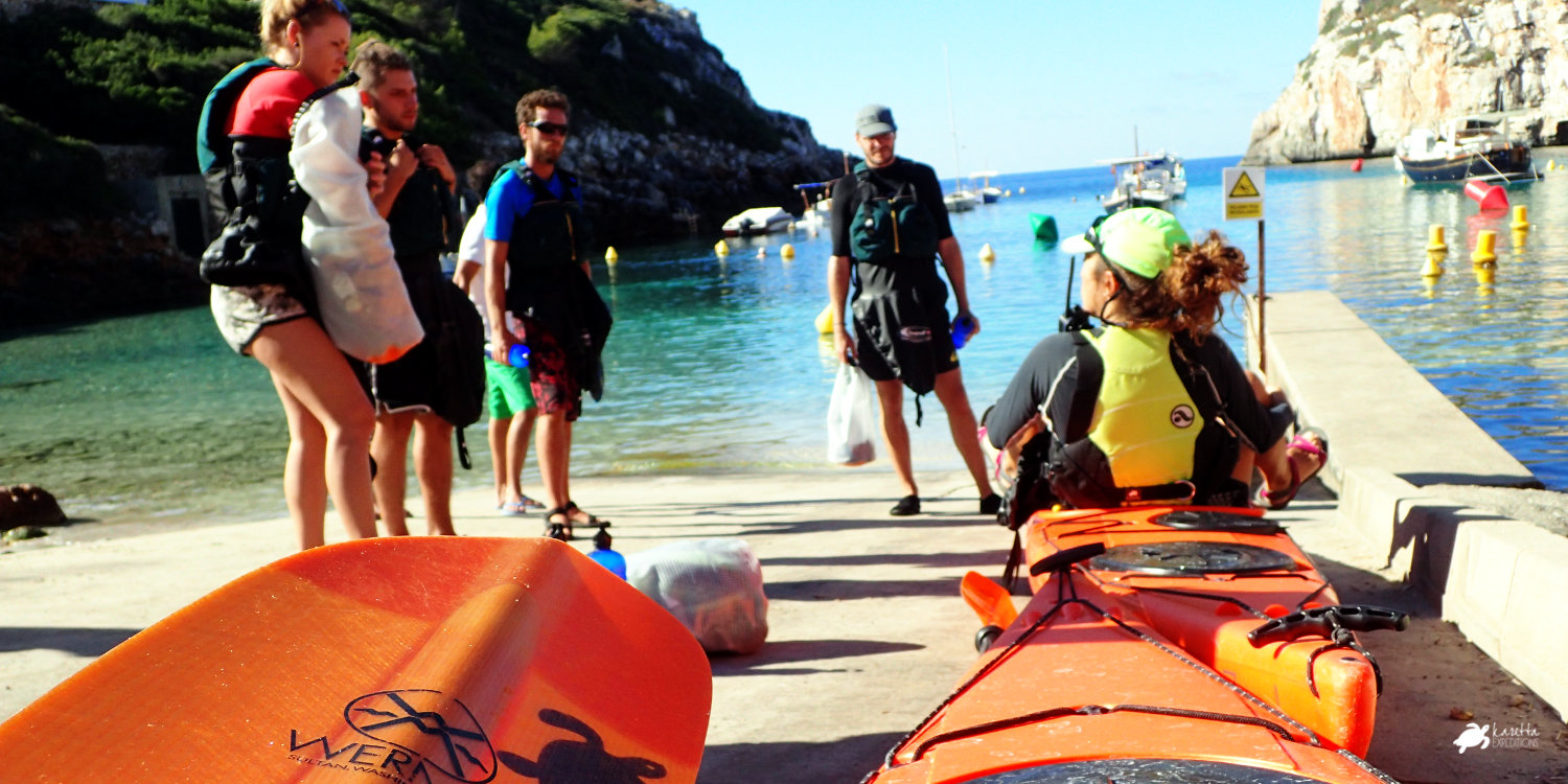 Instrucción kayak ruta Cales Coves | Karetta Expeditions